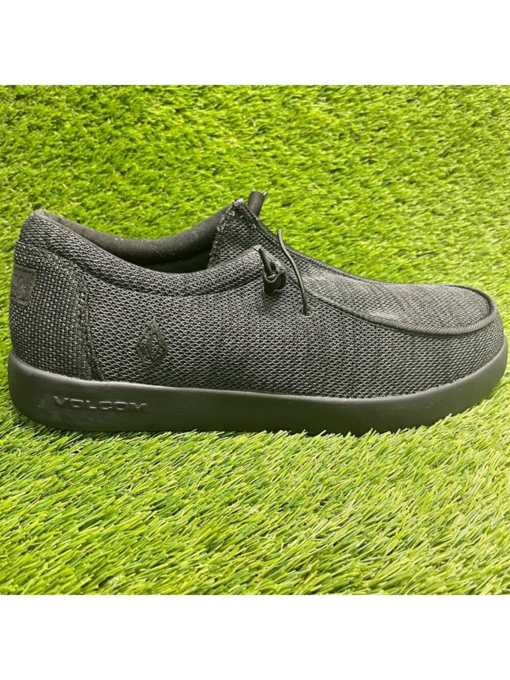 Volcom Chill Mens Size 13E Black Composite Toe Safety Working Slip-On Shoes